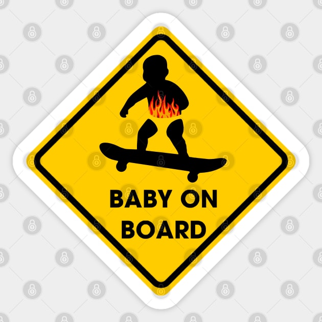 Baby On Board Sticker by TriStateArt